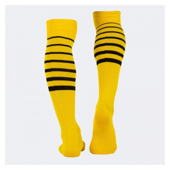 Joma Premier II Hooped Socks Yellow-Black