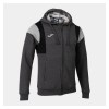 Joma Comfort III Full Zip Hoodie Dark Melange-Black-Light Melange