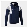 Joma Comfort III Full Zip Hoodie Dark Navy-White-Light Melange