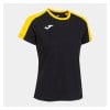 Joma Womens Eco-Championship T-Shirt (W) Black-Yellow