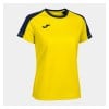 Joma Womens Eco-Championship T-Shirt (W) Yellow-Dark Navy