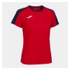Joma Womens Eco-Championship T-Shirt (W) Red-Dark Navy