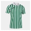 Joma Copa II Striped S/S Jersey White-Green