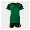 Joma Womens Pheonix Shirt + Shorts Set (W) Green-Black