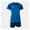 Joma Womens Pheonix Shirt + Shorts Set (W) Royal-Dark Navy