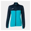 Joma Womens Torneo III Full Zip Jacket (W) Fluo Turquoise-Dark Navy