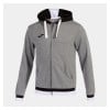 Joma Confort II Full Zip Hoodie Melange-Black-White