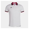 Joma Confort II Polo White-Dark Navy-Red