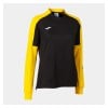 Joma Womens Eco-Championship 1/4 Zip Recycled Midlayer (W) Black-Yellow