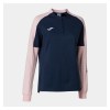 Joma Womens Eco-Championship 1/4 Zip Recycled Midlayer (W) Dark Navy-Light Pink
