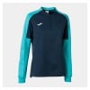Joma Womens Eco-Championship 1/4 Zip Recycled Midlayer (W) Dark Navy-Turquoise