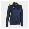 Joma Womens Championship VI Tracksuit Jacket (W) Dark Navy-Fluo Yellow