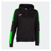 Joma Womens Championship IV Hoodie (W) Black-Fluo Green