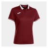 Joma Womens Championship VI Polo (W) Burgundy-White