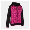 Joma Womens Supernova III Zip Hoodie (W) Black-Fluo Pink
