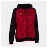 Joma Womens Supernova III Zip Hoodie (W) Black-Red