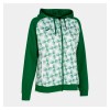 Joma Womens Supernova III Zip Hoodie (W) Green-White