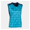 Joma Womens Supernova III Sleeveless Top (W) Dark Navy-Fluo Turquoise