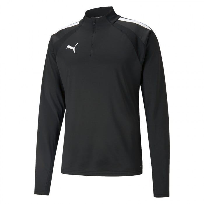 Puma teamLIGA Training 1/4 Zip Top Black-Black