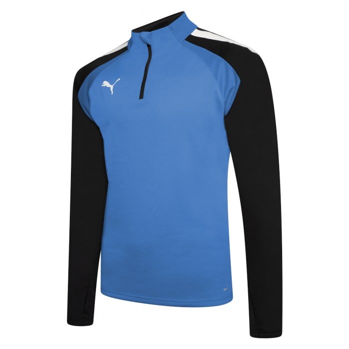 Puma teamLIGA Training 1/4 Zip Top Electric Blue-Black