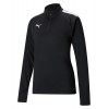 Puma Womens teamLIGA Training 1/4 Top (W) Black-Black