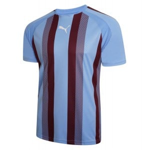 Puma teamLIGA Striped Jersey Team Light Blue-Cordovan