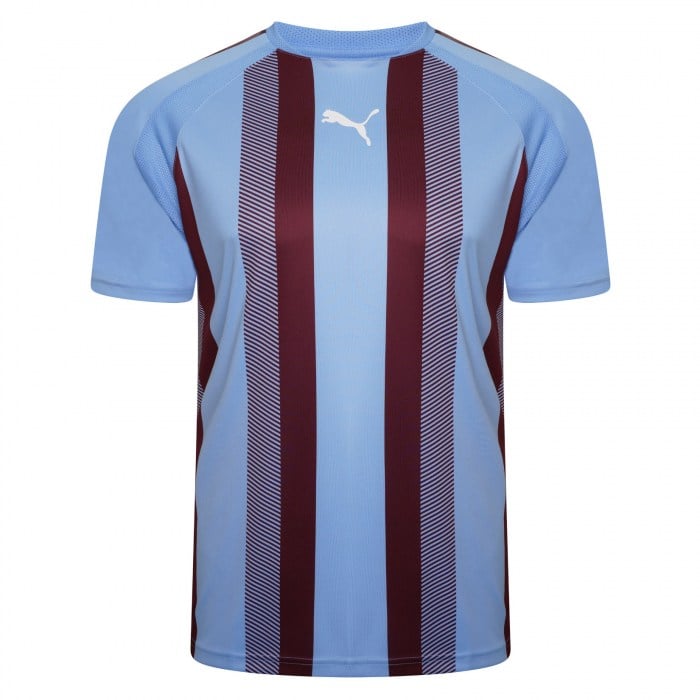 Puma teamLIGA Striped Jersey Team Light Blue-Cordovan