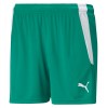 Puma Womens teamLIGA Short (W) Pepper Green-White