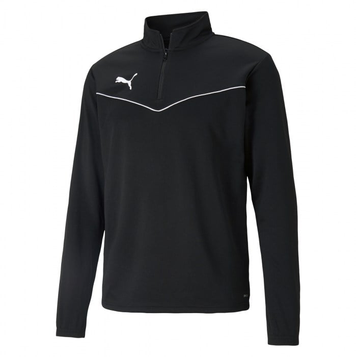 Puma teamRISE Training 1/4 Zip Top Black-White