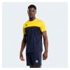 Errea Brandon Short Sleeve Shirt Navy-Yellow