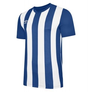Umbro Ramone Striped Jersey White-Tw Royal