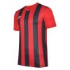Umbro Ramone Striped Jersey Vermillion-Black