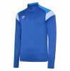 Umbro 1/4 Zip Midlayer Top Tw Royal-Ibiza Blue-Brilliant White