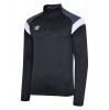 Umbro 1/4 Zip Midlayer Top Black-Carbon-Brilliant White