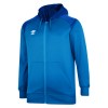 Umbro Zip Thru Hoody Ibiza Blue-Tw Royal