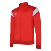 Umbro Knitted Jacket Vermillion-Chili Pepper-Brilliant White