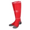 Umbro Diamond Top Football Socks Vermillion-White
