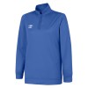 Umbro Womens Club Essential 1/4 Zip Sweat (W) Tw Royal
