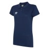 Umbro Womens Club Essential Polo (W) Dark Navy-White