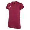 Umbro Womens Club Essential Polo (W) New Claret-White