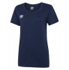 Umbro Womens Club Leisure Crew Tee (W) Tw Navy-White