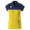 Errea Womens Bessy Capped Performance Tee (W) Yellow-Navy
