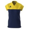 Errea Womens Bessy Capped Performance Tee (W) Navy-Yellow