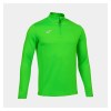 Joma Running Night 1/4 Zip Sweatshirt Fluo Green