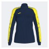 Joma Womens Elite IX Running Sweatshirt (W) Navy-Fluo Yellow