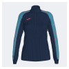 Joma Womens Elite IX Running Sweatshirt (W) Navy-Turquoise