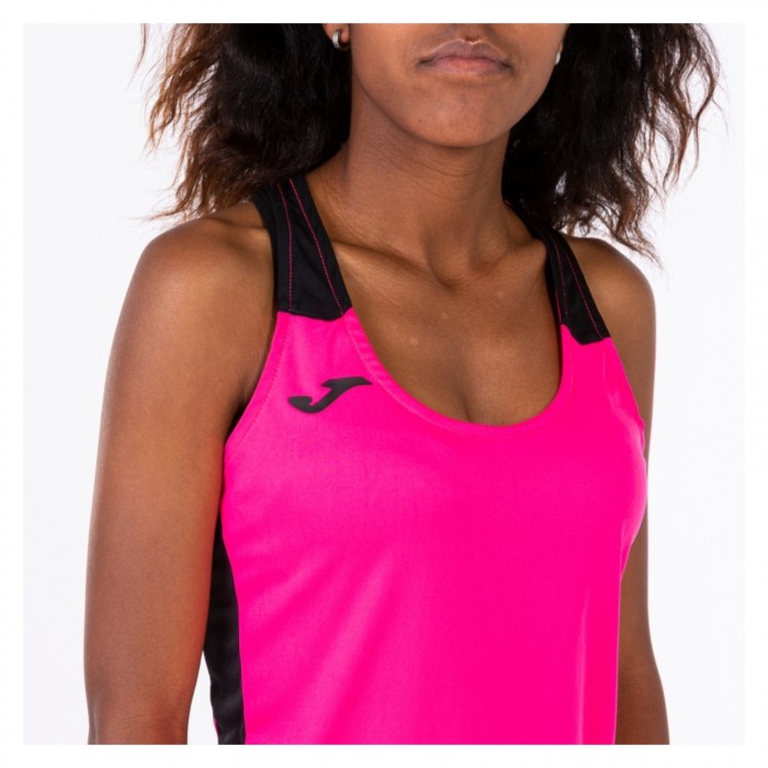 Joma Womens Record II Running Tank (W) Fluo Pink-Black