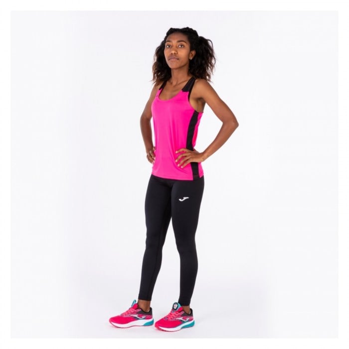 Joma Womens Record II Running Tank (W) Fluo Pink-Black