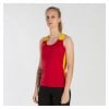 Joma Womens Record II Running Tank (W) Red-Yellow