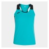 Joma Womens Record II Running Tank (W) Turquoise-Black